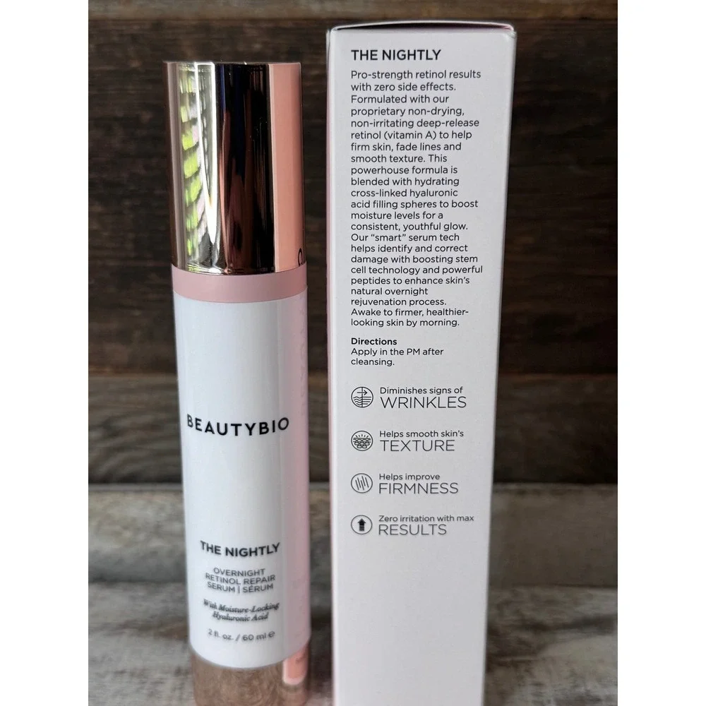 BeautyBio The Nightly XL‎ Retinol Serum 2oz – Overnight Anti-Aging - MSRP = $195